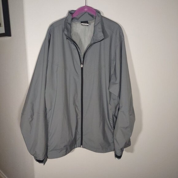 Nike Golf Storm-Fit Men's Grey Zip Up Windbreaker Jacket Size XL - Picture 1 of 10